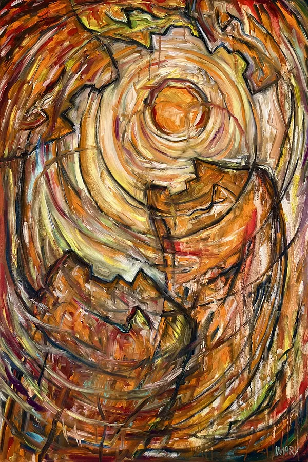 Imagen de Torment de IMARY, tamaño: 120 × 80, hecho de canvas, oil, medio Painting, parte de la serie Metanoia, con un precio de €9600