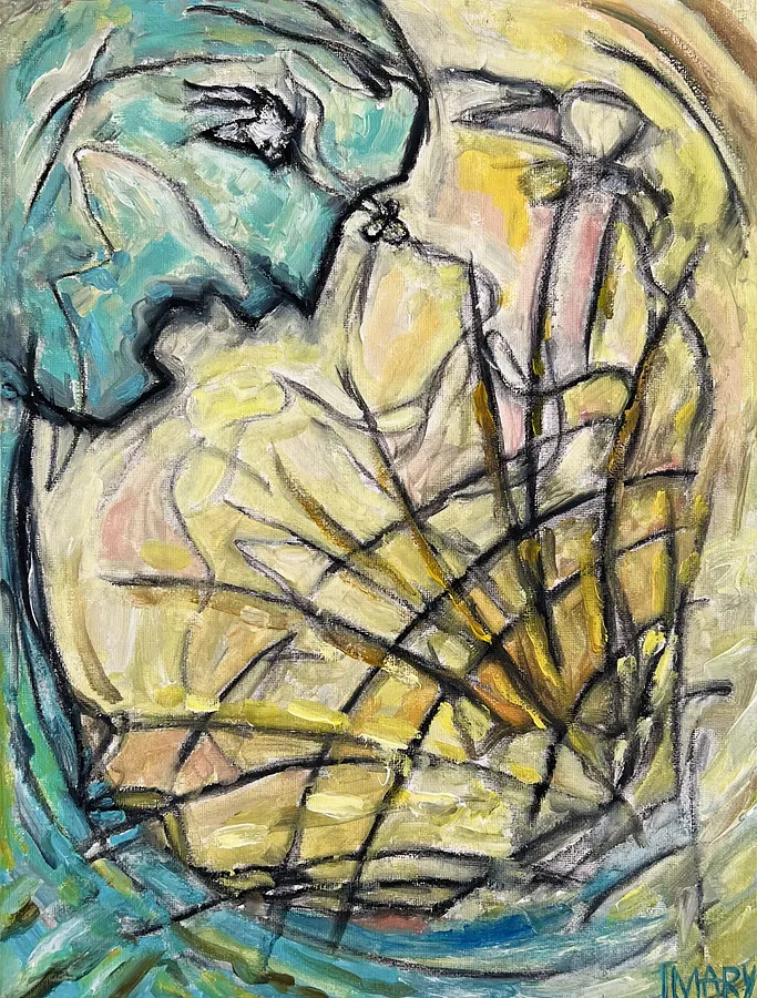 Imagen de Further de IMARY, tamaño: 40 × 30, hecho de Canvas, oil, medio Painting, parte de la serie Metanoia, con un precio de €990