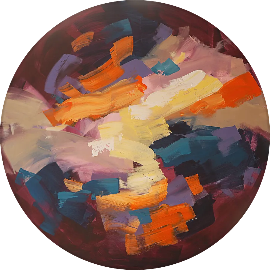 Obraz Untitled autorstwa Maryna Karapetian, rozmiar: 90 x 90 cm, wykonany z acrylics, canvas, medium Painting, z Barcelona, część serii Individual Artwork, cena: €650