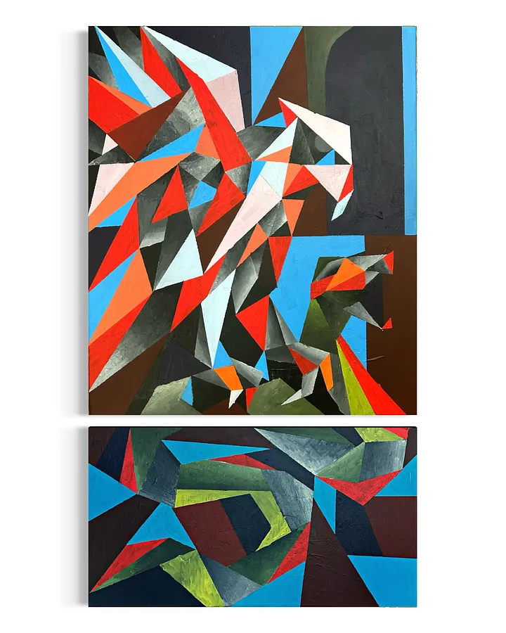 Immagine di Влада неба di Eduard Rybalevskyi, dimensioni: 55x80, materiali: Acrylic on canvas, medium: Painting, città: Kyiv