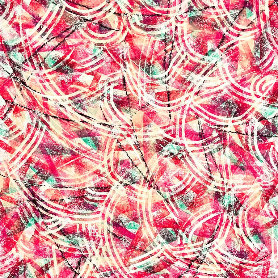 Image of Spring Rhythms by Maryan Besaga, size: 70 х70 см, made of pastel, paper, Graphics medium, from Ukraine, part of the ART TO WEAR series, priced at $4500