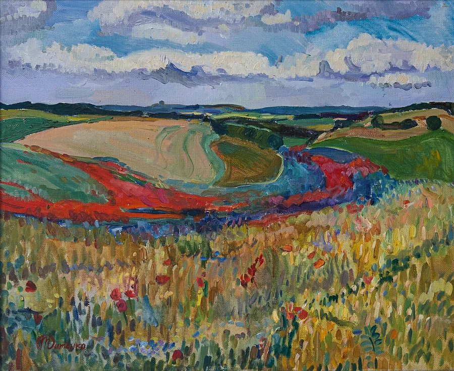 Immagine di "Bohuslav. June", oil on canvas, 50х60 cm di Оксана Титенко , dimensioni: 50х60 cm, medium: Painting 