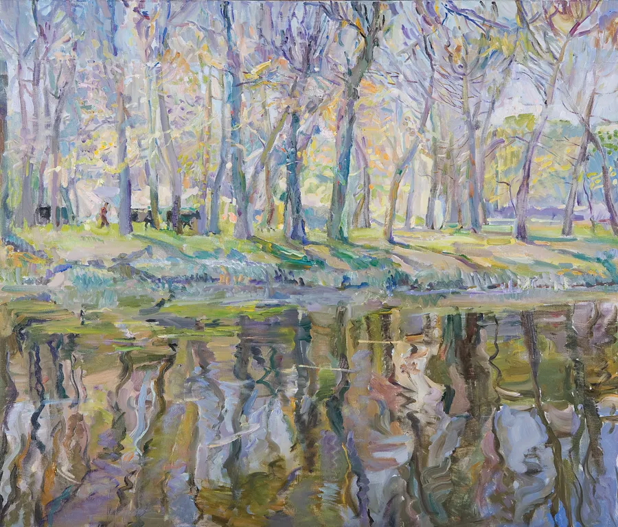 Immagine di "Spring"2011, oil on canvas, 85х100 cm di Оксана Титенко , dimensioni: 85х100 cm, medium: Painting 