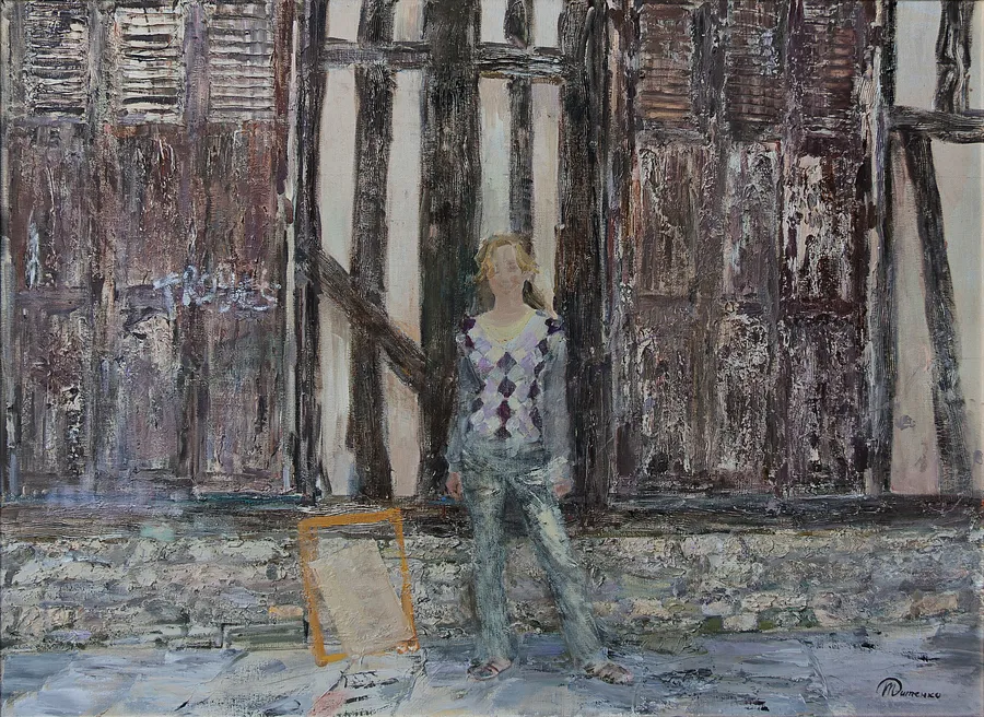 Immagine di "Time flows. France" oil on canvas, 90x120 cm di Оксана Титенко , dimensioni: 90x120 cm, medium: Painting 