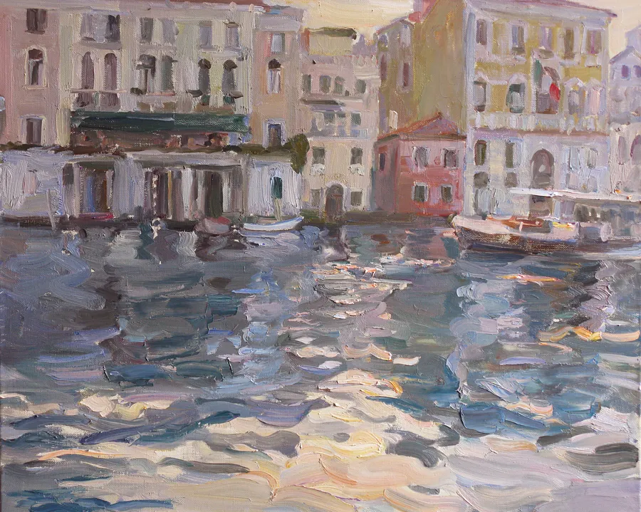 Immagine di "Morning" 2022, oil on canvas, 100x80 di Оксана Титенко , medium: Painting 