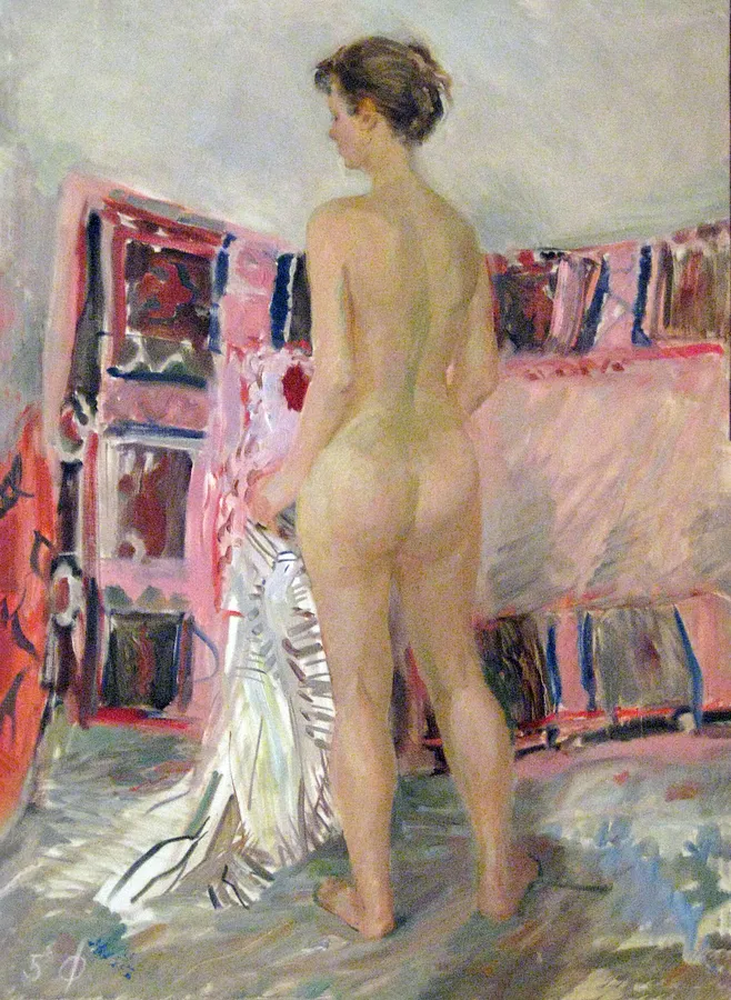 Immagine di "Naked", oil on canvas 120x105 cm di Оксана Титенко , medium: Painting 