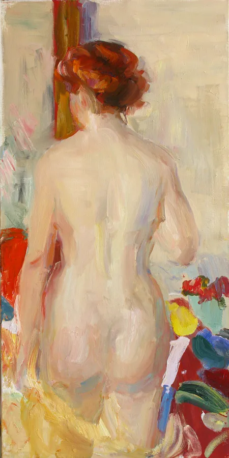 Immagine di "Naked" oil on canvas, 100Х50 cm di Оксана Титенко , dimensioni: 100Х50 cm, medium: Painting 