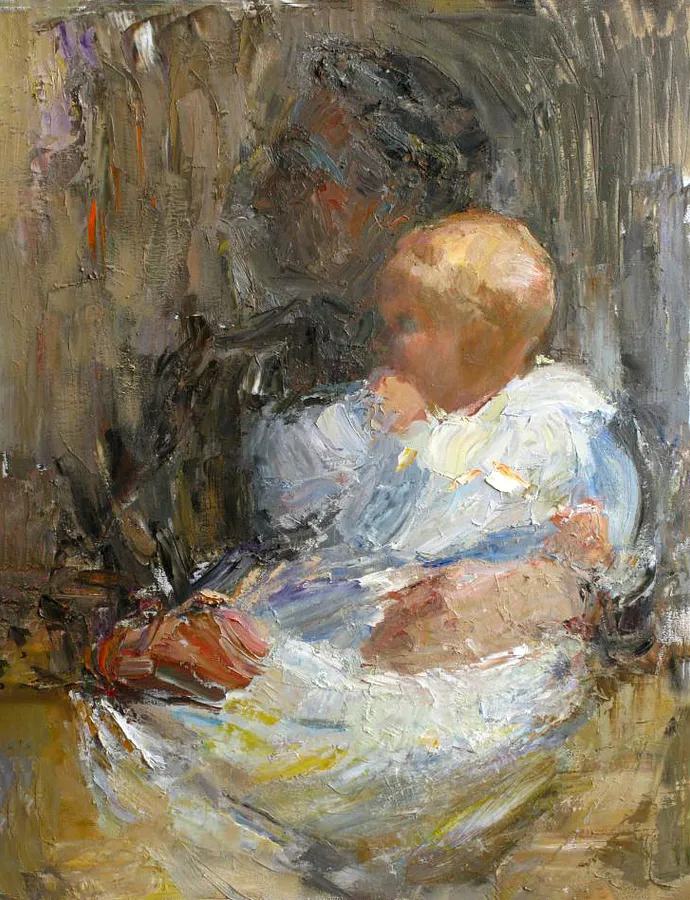 Immagine di "Father", oil on canvas, 65x85 cm di Оксана Титенко , dimensioni: 65x85 cm, medium: Painting 