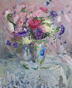 Зображення ""Flowers", oil on canvas, 80х65 cm" від Оксана Титенко 