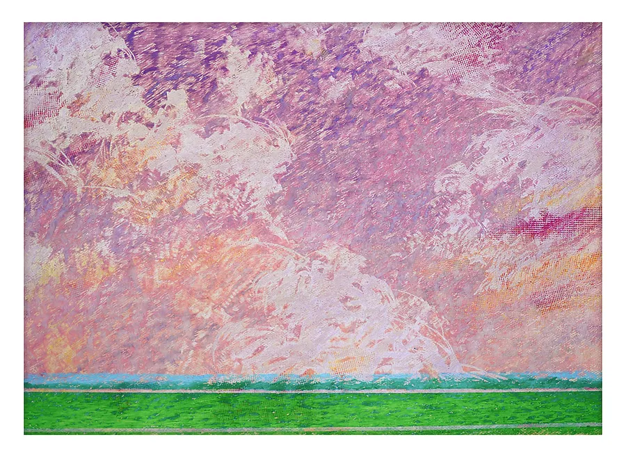 Image of Reflections 02 by Maryan Besaga, size: 60 х 70 см, made of pastel, paper, Graphics medium, from Ukraine, part of the REFLECTIONS series, priced at €1600