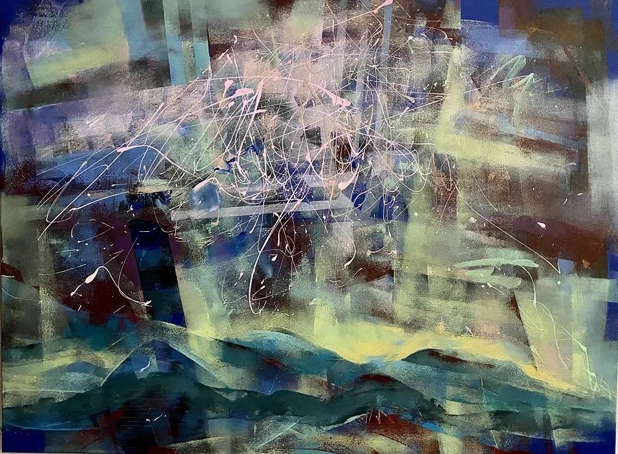 Image of Untitled by Вікторія Дубовик, Живопис medium, part of the Асоціативна абстракція series