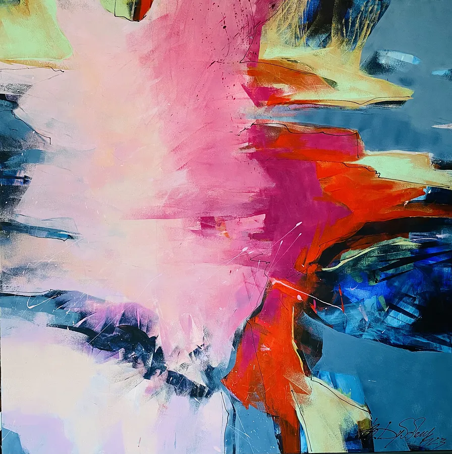 Image of Untitled by Вікторія Дубовик, Живопис medium, part of the Асоціативна абстракція series