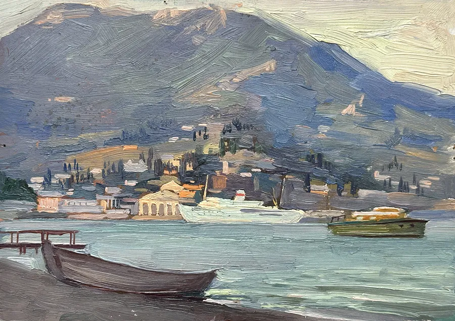 Obraz ялта autorstwa Станіслав Серветник, rozmiar: 12x18, medium олія