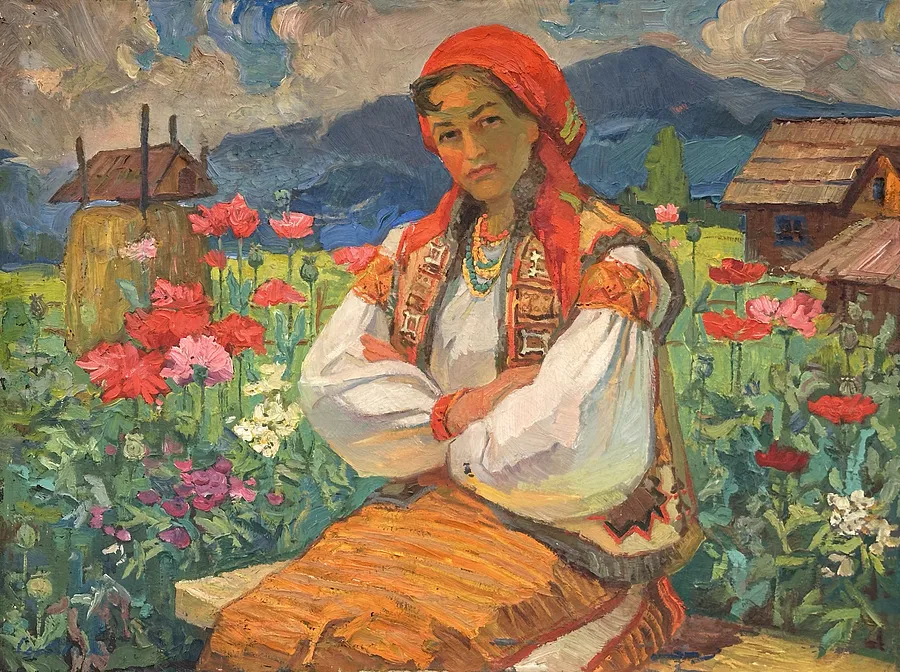 Immagine di Untitled di Станіслав Серветник, medium: олія