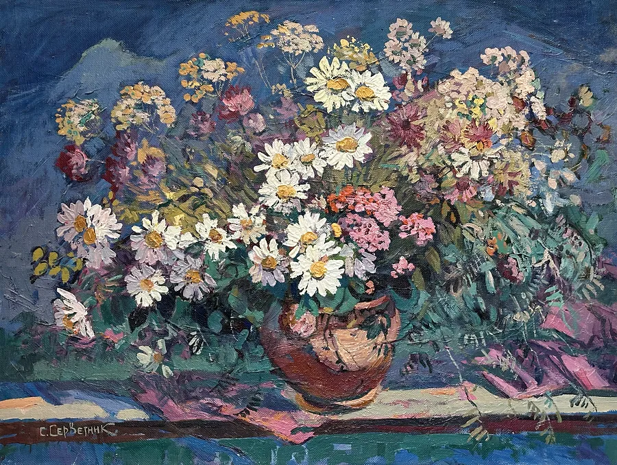 Immagine di Untitled di Станіслав Серветник, medium: олія