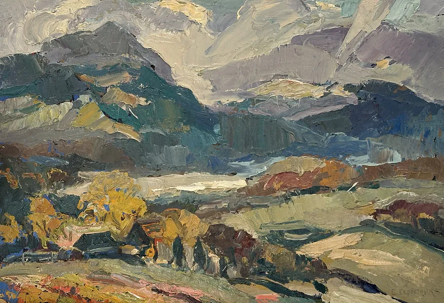 Immagine di Untitled di Станіслав Серветник, medium: олія