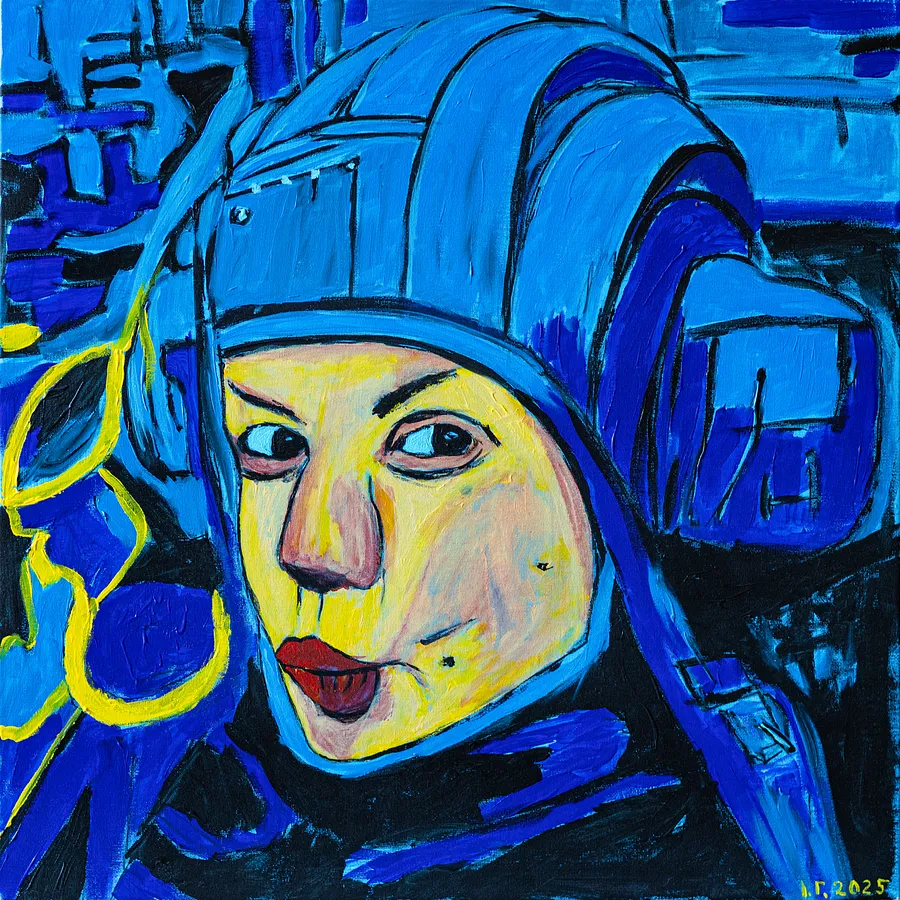 Image of Повітряний поцілунок by Іван Гаврилко, size: 50 × 50 см, Painting medium, from Львів