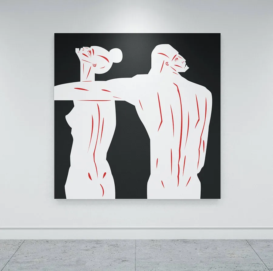 Bild von Уявна образа von ARTUR SOLETSKYI, Größe:  140 x 150 cm, hergestellt aus Акрил, Полотно, Живопис Medium, Teil der 2023 Serie, zum Preis von Preis auf Anfrage