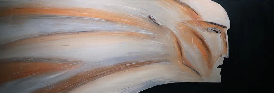 Immagine di Одна форма інша реальність di ARTUR SOLETSKYI, dimensioni: 200x70 cm, materiali: Олія, Полотно, medium: Живопис, serie: Уламки Спогадів, prezzo: Prezzo su richiesta
