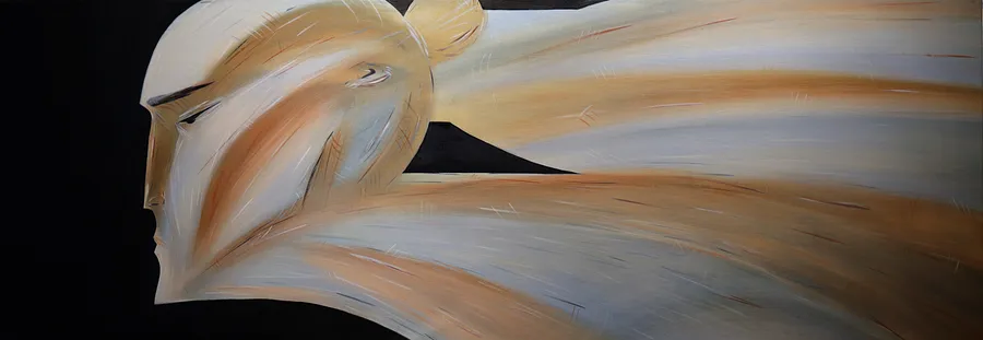 Immagine di Одна форма інша реальність di ARTUR SOLETSKYI, dimensioni: 200x70 cm, materiali: Олія, Полотно, medium: Живопис, serie: Уламки Спогадів, prezzo: Prezzo su richiesta