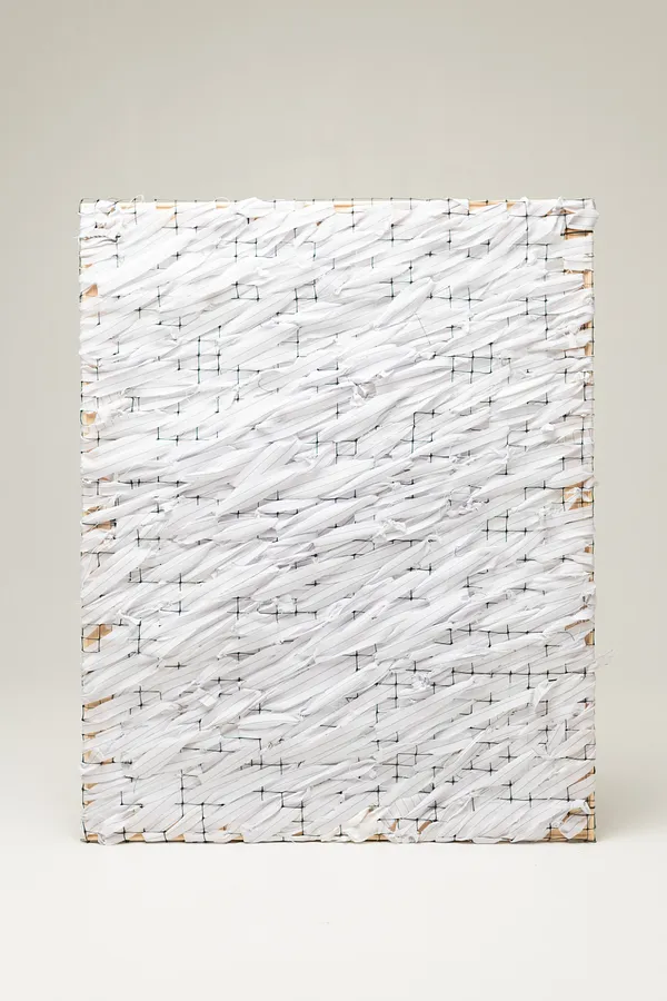 Immagine di New Inception di David Kokhan, dimensioni: 100 x 80 cm, materiali: textile, stretcher frame, mesh, framed, medium: mixed-media, città: Kyiv
