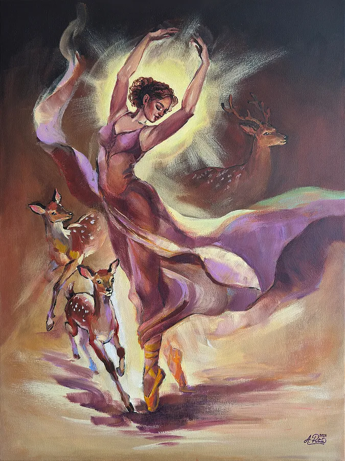 Image of Пульс by Аліса Путня, size: 80 x 60 см, Painting medium, from м. Київ, part of the Бути поруч series, priced at $300