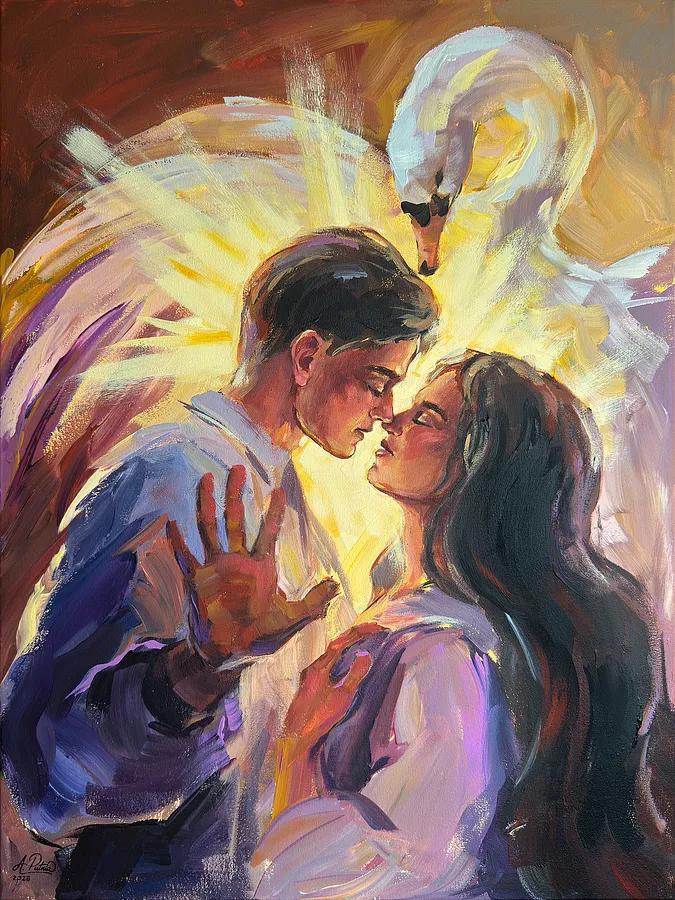 Image of Обітниця світла by Аліса Путня, size: 80 x 60 см, made of Акрил на полотні, Painting medium, from м. Київ, part of the Бути поруч series, priced at $280