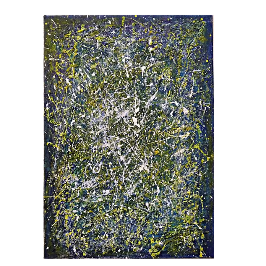 Image of "Thirst for life" by Tetiana Kononenko (Tanta), size: 50х35 см, made of canvas, acrylic, varnish, Abstraction medium, from Sumy, part of the Fabric of Time series, priced at $110
