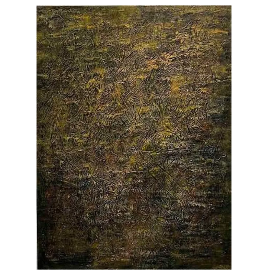 Image of "The Forest of Thoughts" by Tetiana Kononenko (Tanta), size: 60х80 см, made of canvas, acrylic, marker, varnish, Abstraction medium, from Sumy, part of the Fabric of Time series, priced at $210