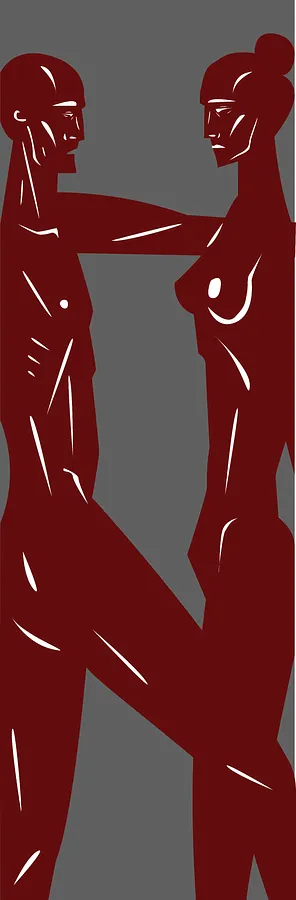 Image of Unity by ARTUR SOLETSKYI, size: 200 × 65 cm, made of Acrylic, Canvas, Painting medium