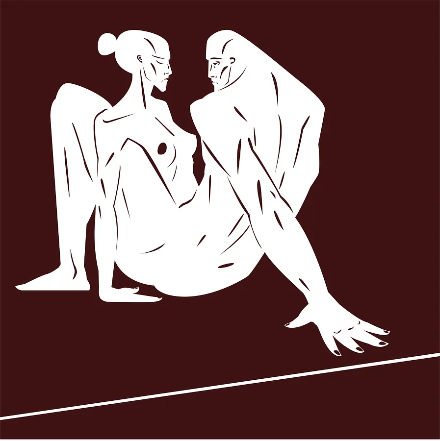 Image of Romance by ARTUR SOLETSKYI, size: 150 x 150 cm, made of Acrylic, Canvas, Painting medium, part of the 2023 series