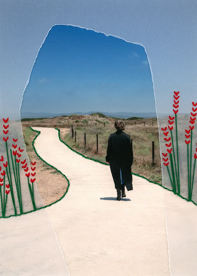 Image of A Path That Emerges Through Movement, 10 by Polina Rais, Mixed media medium, part of the A Path That Emerges Through Movement series