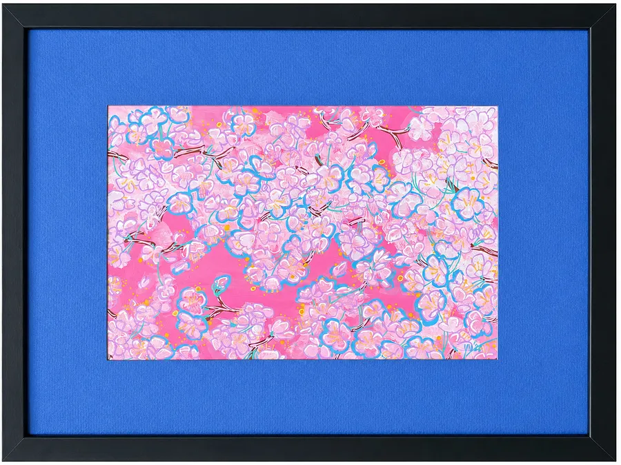 Image of Скетч 1(Сакура) by Yuliya Znak, size: А4, made of Акрил, акрилові маркери, Скетчі medium, priced at €30 (≈ 1,545 грн)