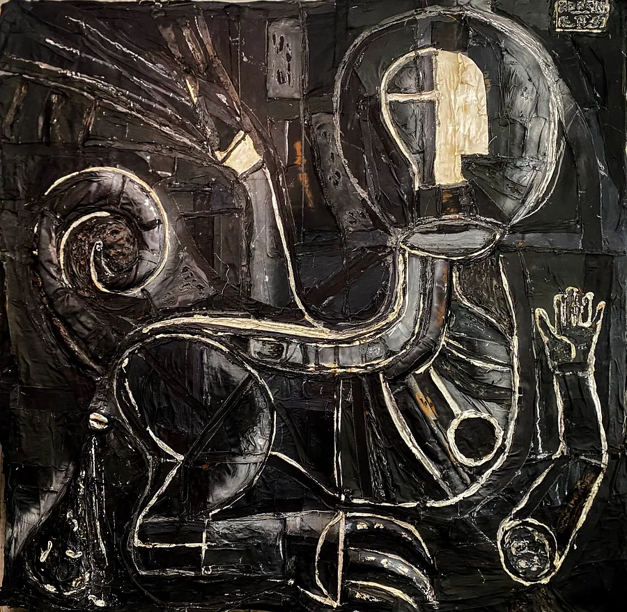 Imagen de SPHINX de Konstantin Zorkin, tamaño: 155/150 sm, hecho de Тканина, термоклей, фарба, medio Текстиль, de Харків, con un precio de $4000