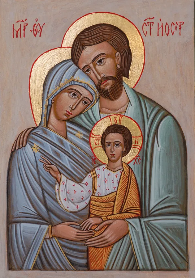 Image de "Свята Родина" par Андрій Майовець, taille : 30х21 см., médium Ікона, au prix de ₴8000