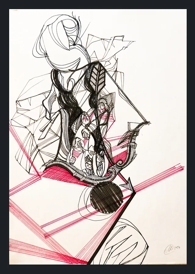 Image de Полтава А М par Андрій Майовець, taille : 30х21 см., médium Графіка, au prix de ₴3000