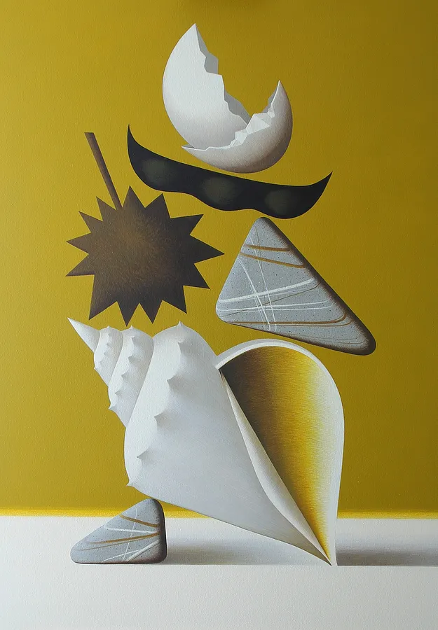 Obraz "EQUILIBRIO" autorstwa Wodostawska Inna, rozmiar: 100x70cm, wykonany z полотно,акрил, medium Живопис, z Львів, część serii Натюрморти