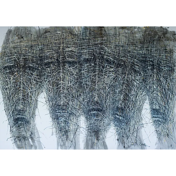Imagen de Unity de Liudmyla Davydenko, tamaño: 200х140, hecho de oil / canvas, medio Pintura, parte de la serie Holova/Head, con un precio de €5000