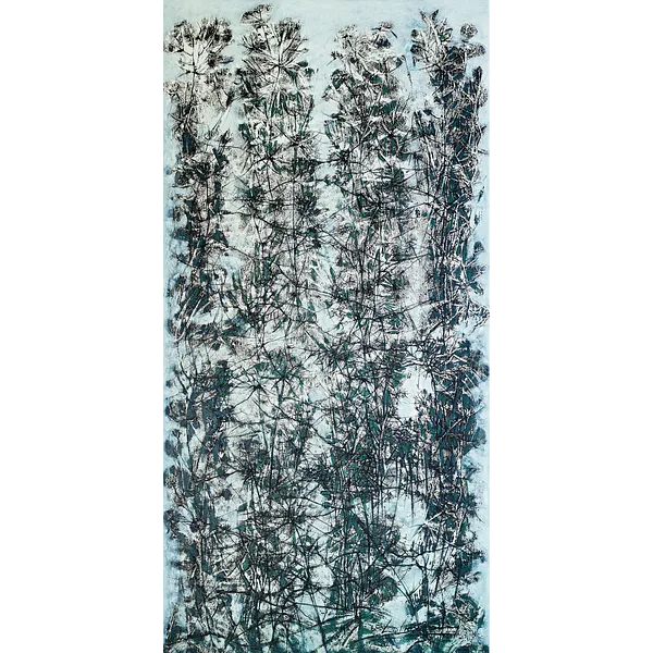 Imagen de Tall grass de Liudmyla Davydenko, tamaño: 200х100, hecho de oil/canvas, medio Pintura, parte de la serie Isolines, con un precio de €3500