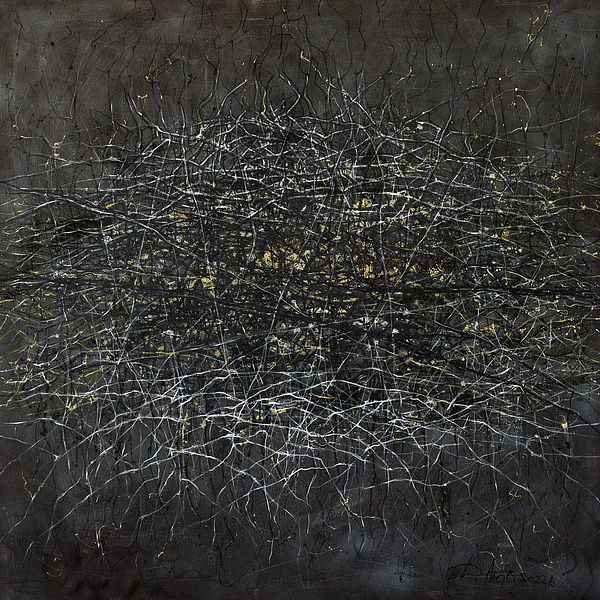Imagen de Проникнення 2 de Liudmyla Davydenko, tamaño: 140х140, hecho de oil/canvas, medio Pintura, parte de la serie Isolines, con un precio de €3000