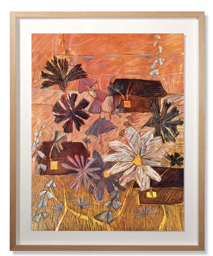 Obraz Summer autorstwa Solomia Ortynska, rozmiar: 50х65 cm, wykonany z oil on paper, medium Malarstwo, z Lviv, część serii Про дім, cena: $400