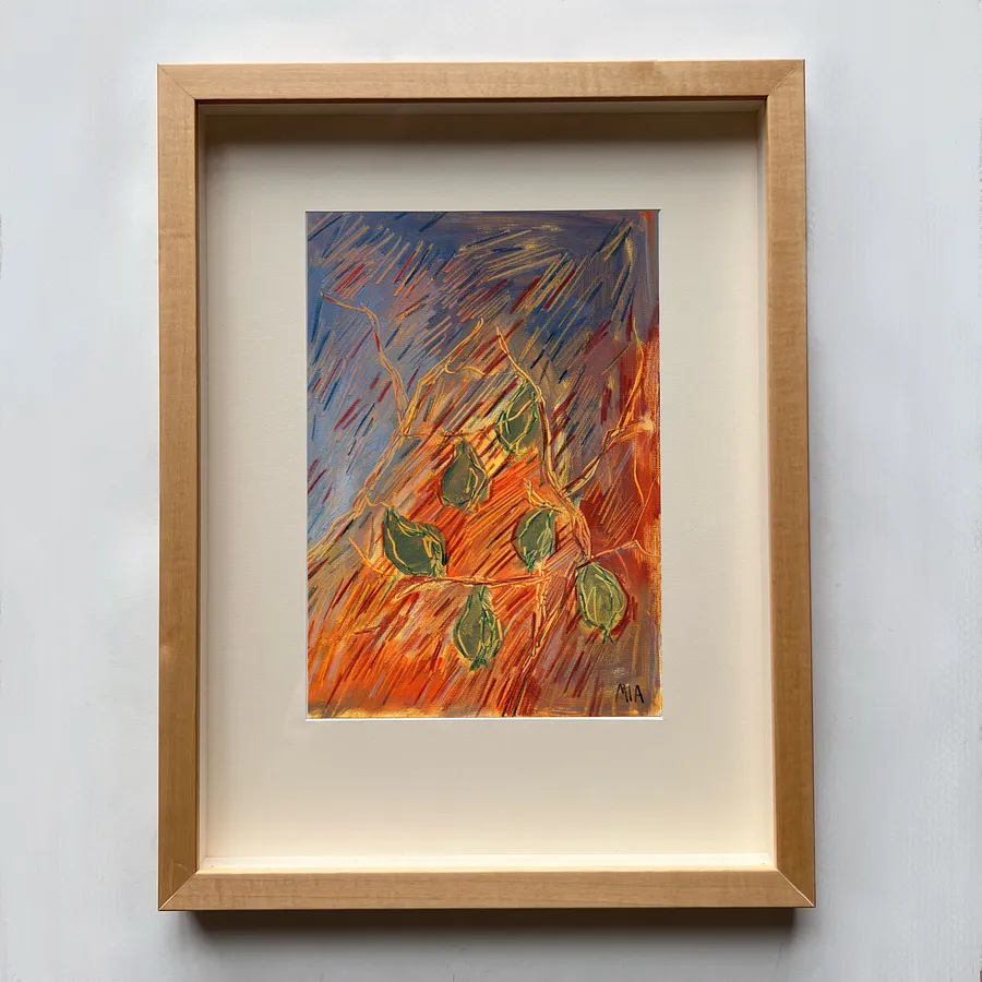 Obraz Листопад autorstwa Solomia Ortynska, rozmiar: 20x30, wykonany z олія на папері, medium Malarstwo, z Львів, część serii Календар, cena: $100