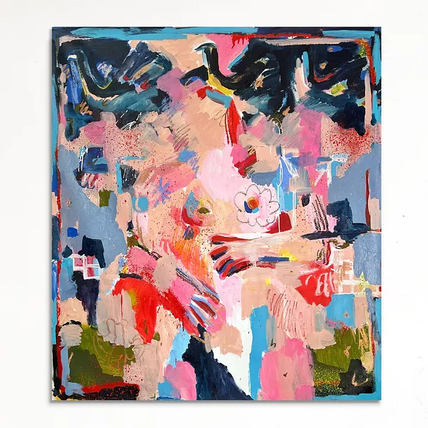 Immagine di flower di Notuko, dimensioni: 115x125, materiali: Acrylic on canvas , medium: Pittura, città: Rivne , serie: people in the city, prezzo: €1800