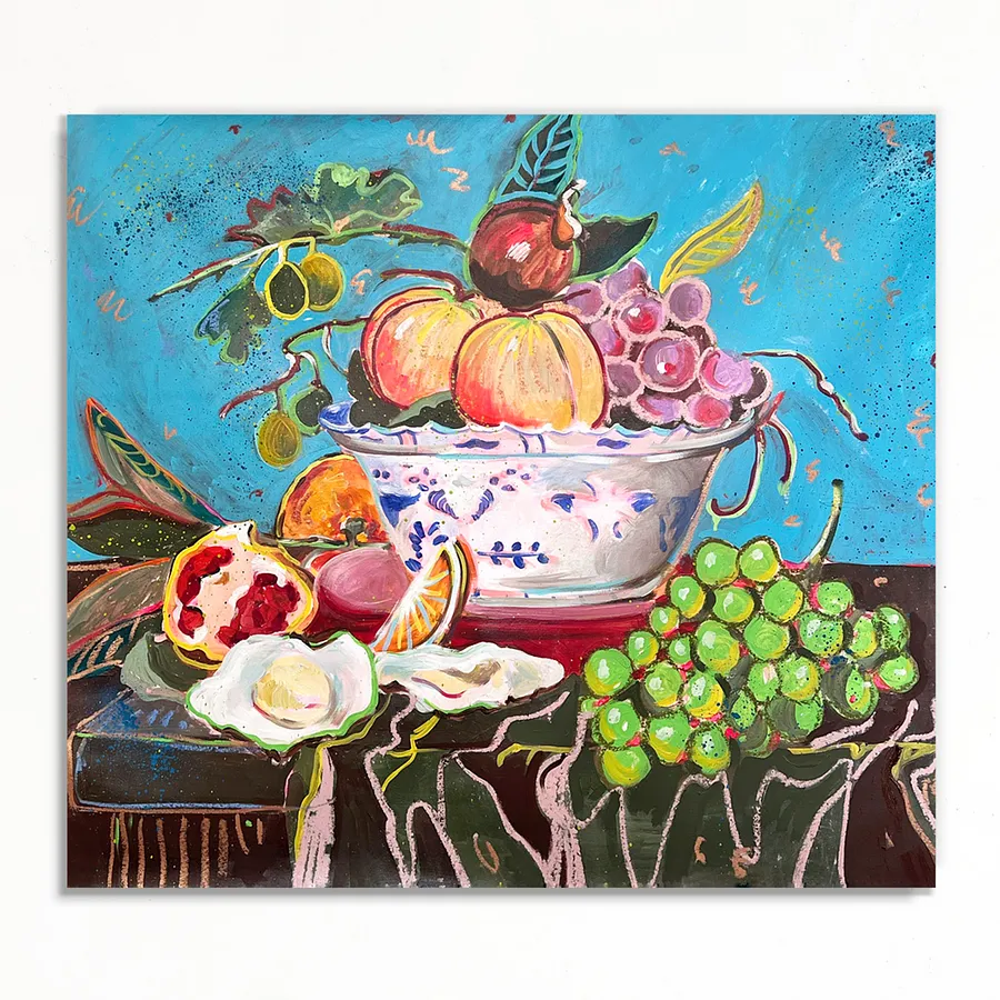 Immagine di GRAPE di Notuko, dimensioni: 110x90, materiali: mixed media on canvas , medium: Pittura, città: Rivne , serie: myths