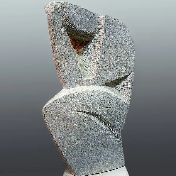 Image of THINKER by Roman Kykta, size: 600/300/200 мм, made of Limestone, Sculpture Exhibition plastic arts medium