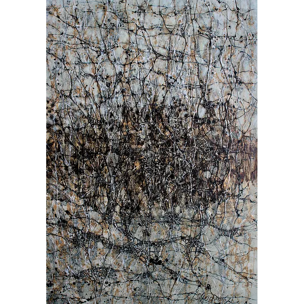 Image de Untitled par Liudmyla Davydenko, taille : 95х130, médium Painting, faisant partie de la série Rhizome, au prix de $2000