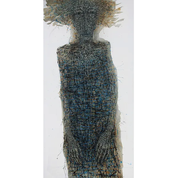 Image de Untitled par Liudmyla Davydenko, taille : 100х200, médium Painting, faisant partie de la série Holova/Head, au prix de $3500