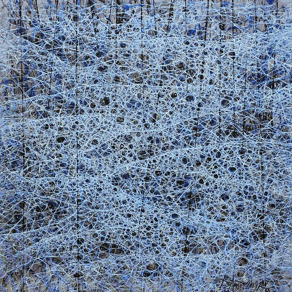 Image de Untitled par Liudmyla Davydenko, taille : 140х140, médium Painting, faisant partie de la série Rhizome, au prix de $2500