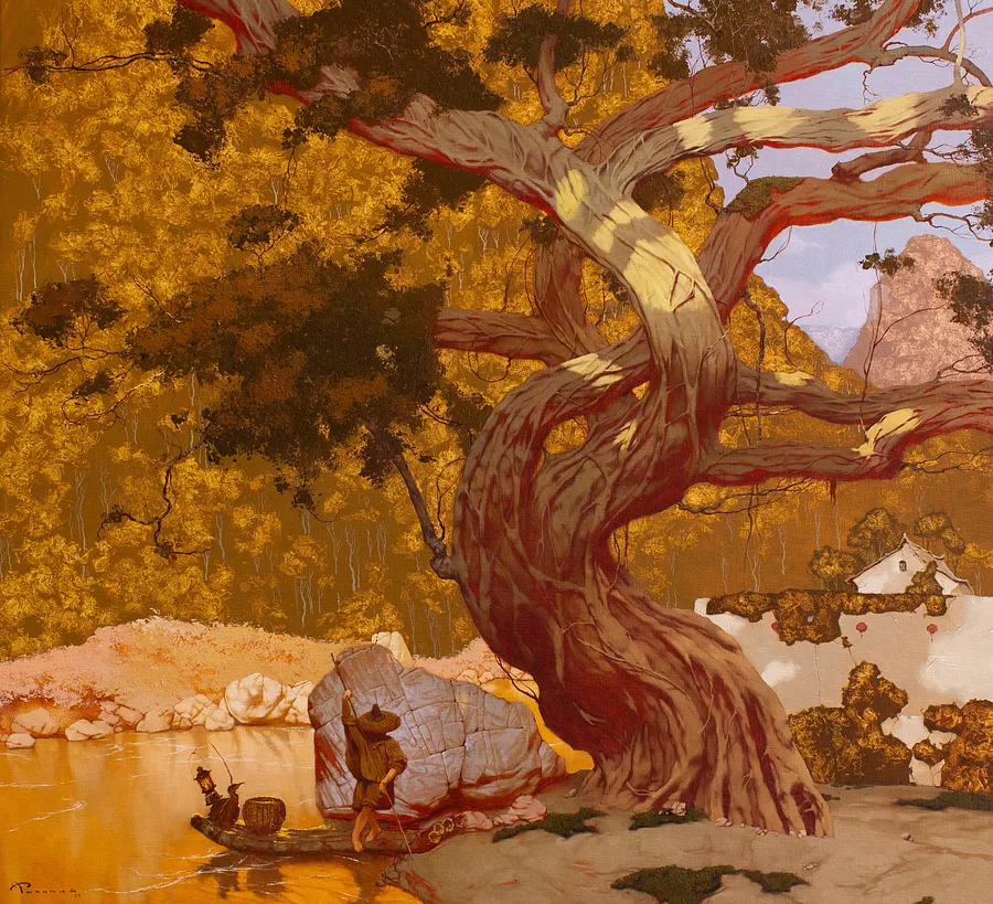 Image of Warm Huangyao  by Artem Rohovyi, size: 100x110 cm, made of Oil, canvas, Painting medium, priced at $3000