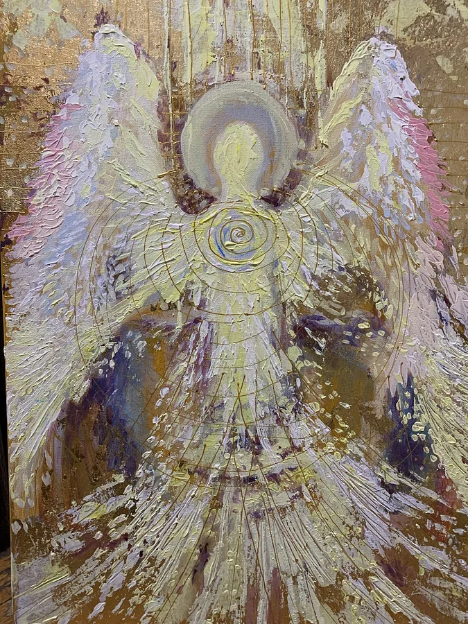 Imagen de Ангел Благополуччя de Sofiya Vatulyak, tamaño: 40х60, hecho de Акрил/полотно, medio Живопис, de Львів,Україна